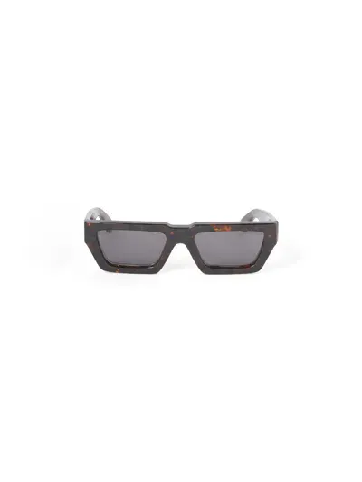 Off-white Oeri129 Manchester Sunglasses Sunglasses In Brown