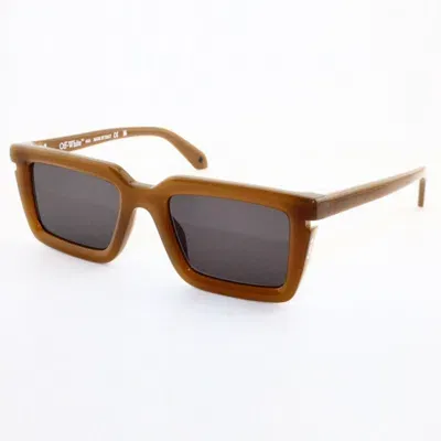 Off-white Sunglasses In Brown