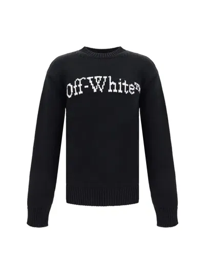 Off-white Sweater In Black White