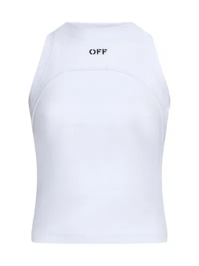 Off-white Top In White,black