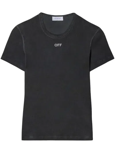 Off-white Topwear In Washed Gre