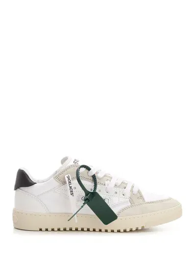 Off-white White And Beige 5.0 Sneakers