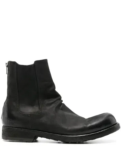 Officine Creative Bulla Dd 104 Ankle Boots In Black