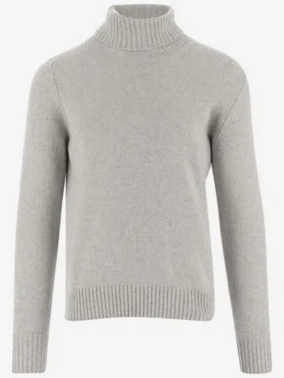 Oliver Lattughi Cashmere Pullover In Grey