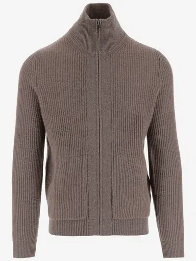 Oliver Lattughi Cashmere Sweater In Beige