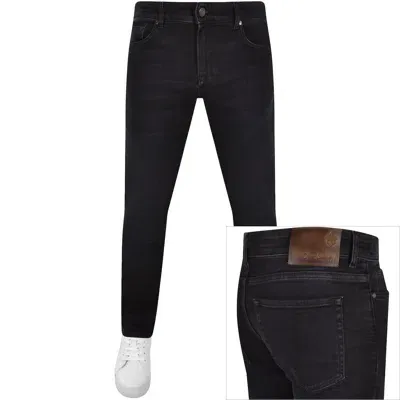 Oliver Sweeney Slim Fit Stretch Jeans Navigli Char In Black