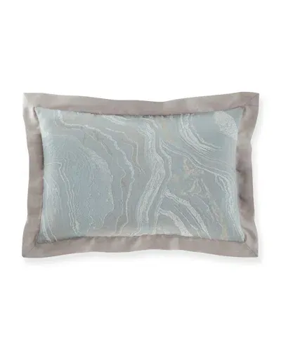 Olivia Quido Manon Boudoir Pillow, 13" X 19" In Light/pastel Blue