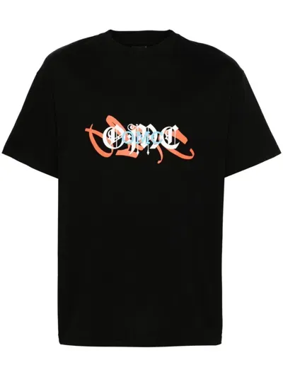 Omc Logo-print T-shirt In Black