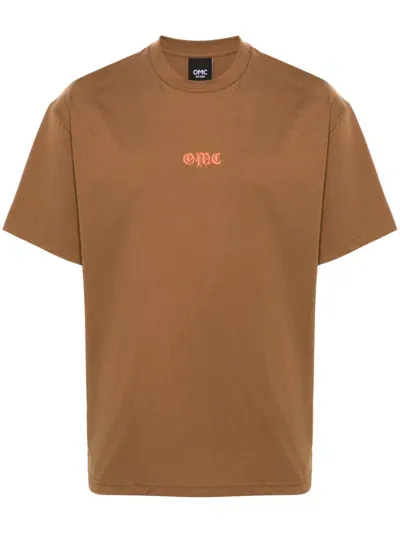 Omc Logo-print T-shirt In Brown