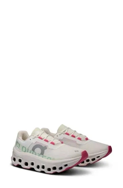 On Cloudmster Running Shoe In White