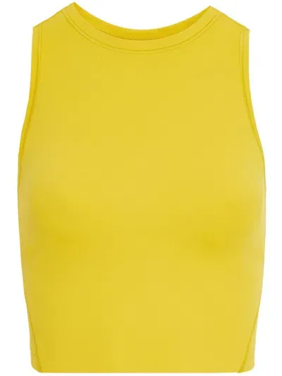 On Running Movement Crop Top In Yellow