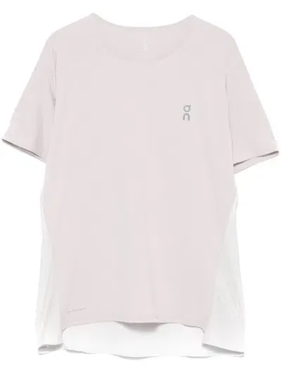 On Running Performance-t T-shirt In Pink