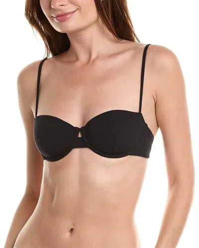 Onia Dalia Bikini Top In Black