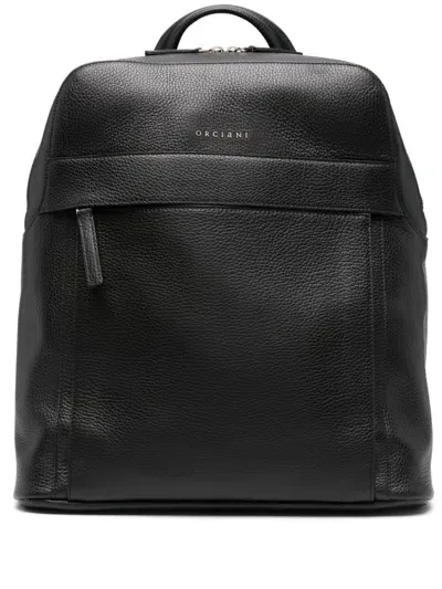 Orciani Timeless Backpack In Black