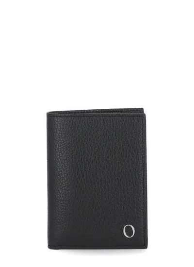 Orciani Logo-plaque Cardholder In Black