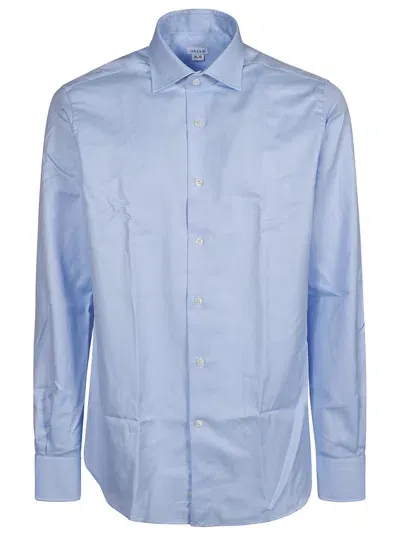 Orian Long Sleeve Slim Shirt In Blue