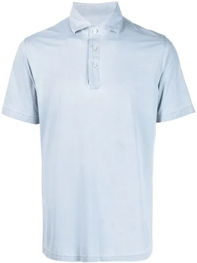 Orian Short-sleeve Polo Shirt In Grey