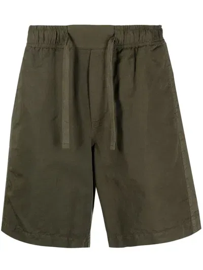 Orlebar Brown Plain Above-knee Deck Shorts In Green