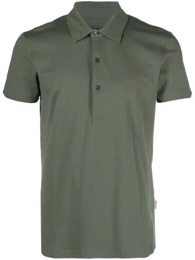 Orlebar Brown Sebastian Short-sleeved Polo Shirt In Green