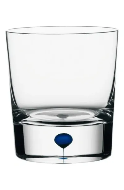 Orrefors Intermezzo Blue Double Old Fashioned Glass In Transparent