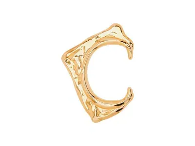 Oscar De La Renta Abstract O Cuff Bracelet In Gold