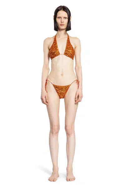 Oseree Woman Orange Swimwear