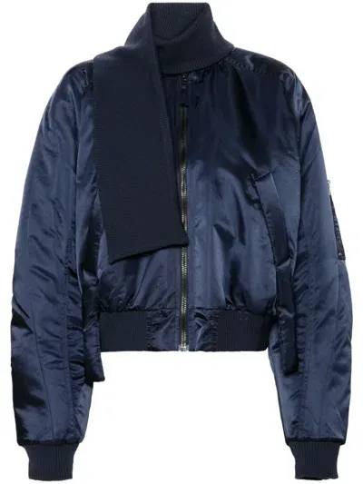 Ottolinger Panel-detail Bomber Jacket In Blue