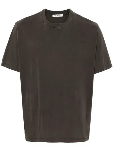 Our Legacy Drop-shoulder Cotton T-shirt In Black