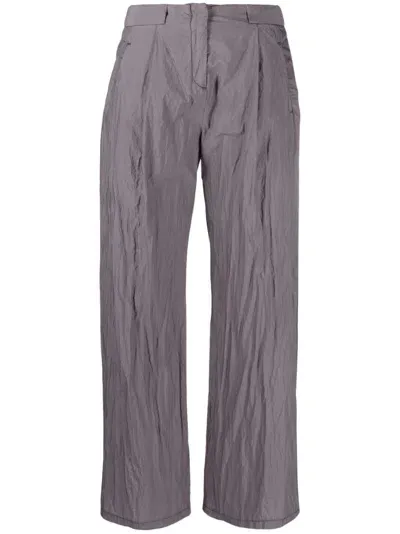 Our Legacy Serene Crinkled Trousers In Purple