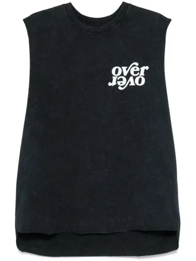 Over Over Easy Tank Top In Black