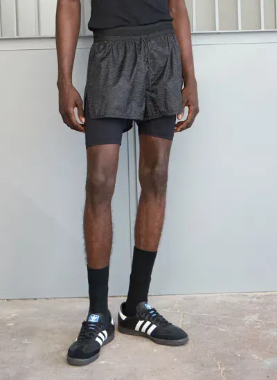 Over Over Two Layer Shorts In Black