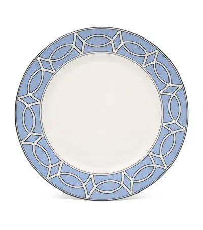 O.w.london O. W.london Set Of 2 Loop Dessert Plates In Blue