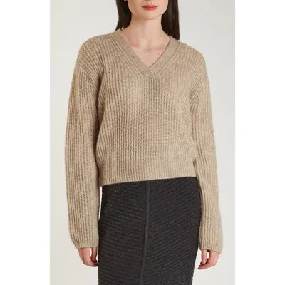 Oyun Gio V-neck Sweater In Fawn