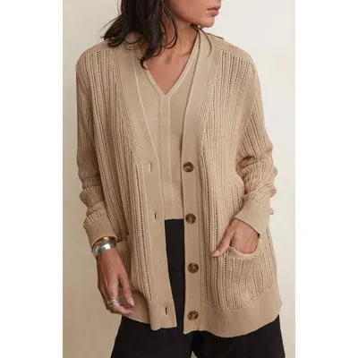 Oyun Kai Boyfriend Cardigan In Khaki