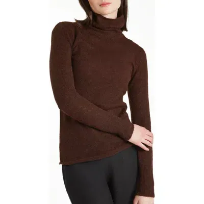 Oyun Kate Funnel Neck Sweater In Port