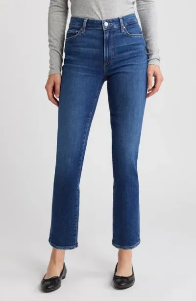 Paige Cindy High Waist Ankle Straight Leg Jeans In Anya