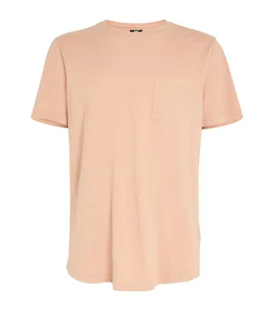 Paige Cotton Kenneth T-shirt In Orange