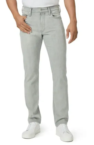 Paige Federal Slim Straight Leg Jeans In Grumman