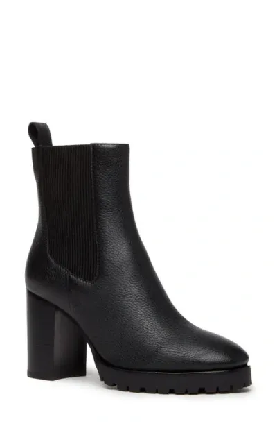 Paige Izzy Platform Chelsea Boot In Black