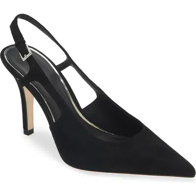 Paige Samara Slingback Pointed Toe Pump In Black