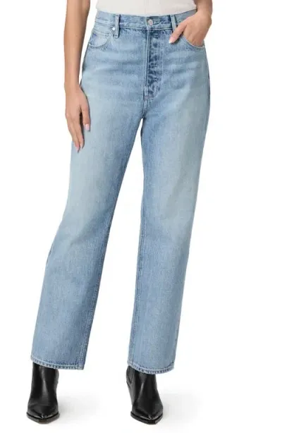 Paige Sawyer High Waist Straight Leg Jeans In Britain Distressed