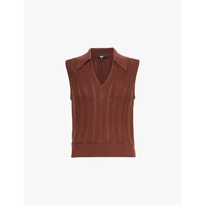 Paige Rossana Sweater Tank Top In Landslide