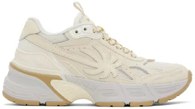 Palm Angels Beige Pa 4 Sneakers