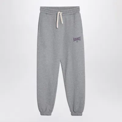 Palm Angels Vintage Star Sweatpants In Gray