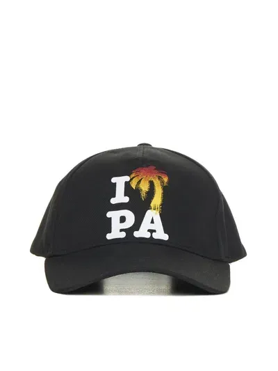 Palm Angels Hats In Black