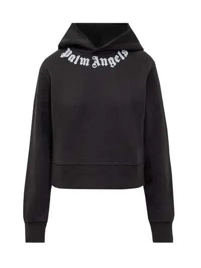 Palm Angels Hoodie In Schwarz