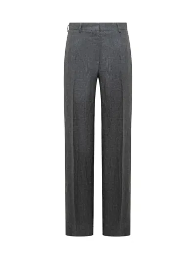 Palm Angels Side Stripe Detailed Pants In Grey