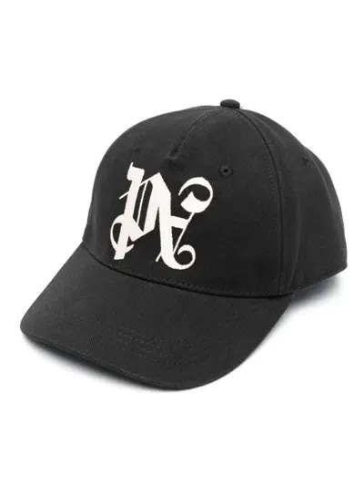 Palm Angels Pa Monogram Cap Accessories In Black