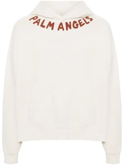 Palm Angels Seasonal Sweatshirt With Print In White