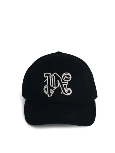 Palm Angels Black Cotton Cap